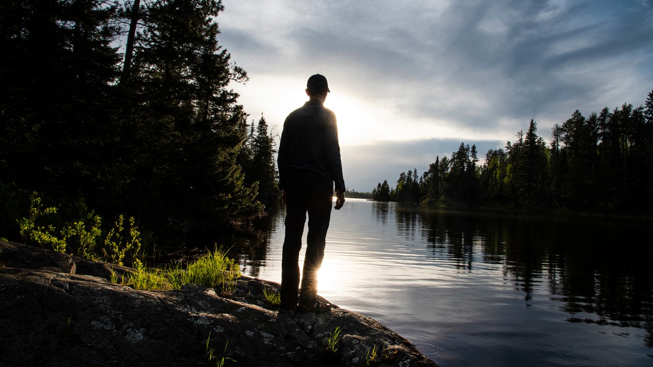 "What truly draws me back is being left alone with nature and my thoughts," said the author.