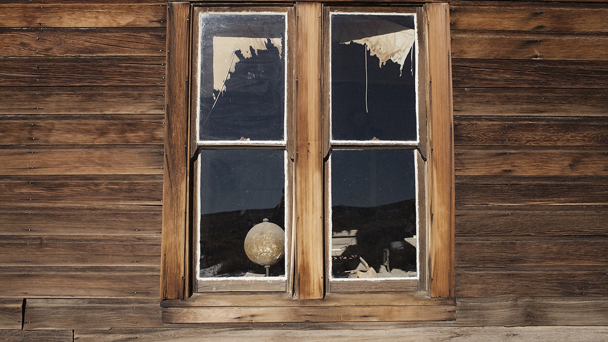 A window in Bodie, CA,