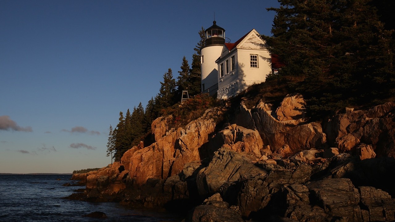 The Bass Harbor Head Lighthouse is a popular spot for sunrise and sunset photos.