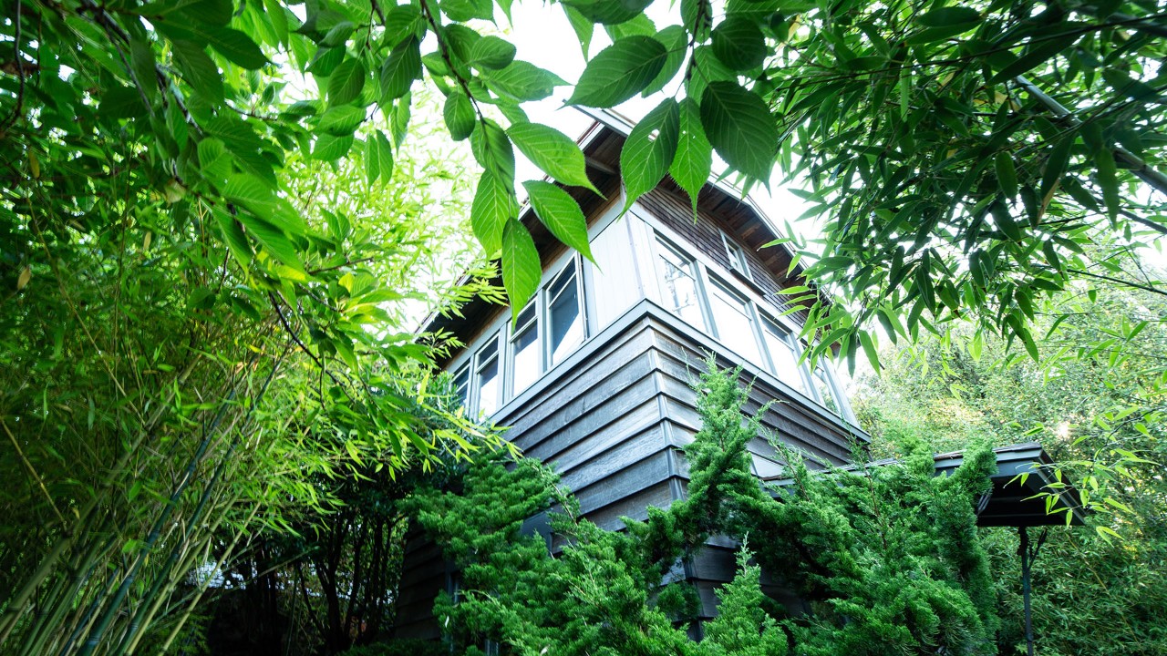 The quaint cabin in the woods near Manzanita, Oregon