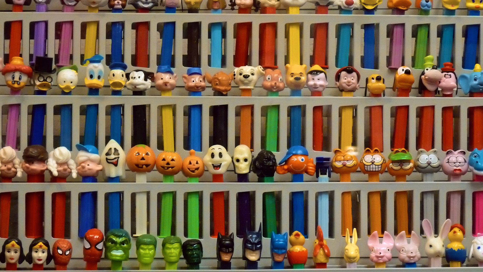 Display at the Pez Museum. Photo by Ingrid Taylar viaFlickr